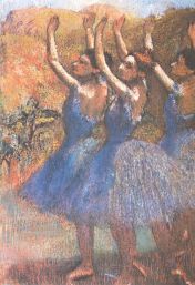 Edgar Degas, Trs bailarinas (saiotes roxos)